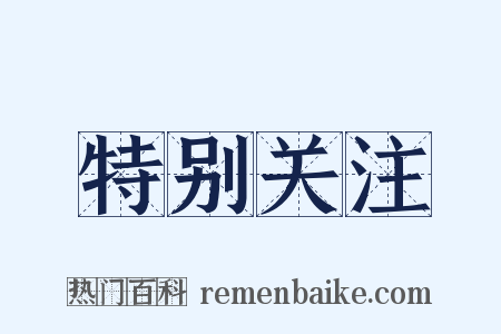 特别关注是什么意思的图片